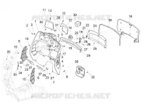 Front glove-box - Knee-guard panel