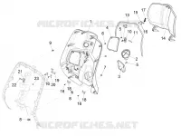 Front glove-box - Knee-guard panel