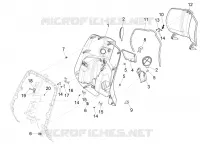 Front glove-box - Knee-guard panel