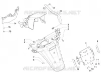 Rear cover - Splash guard