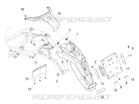 Rear cover - Splash guard