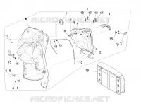 Front glove-box - Knee-guard panel