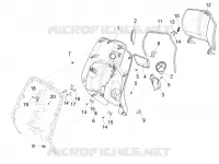 Front glove-box - Knee-guard panel