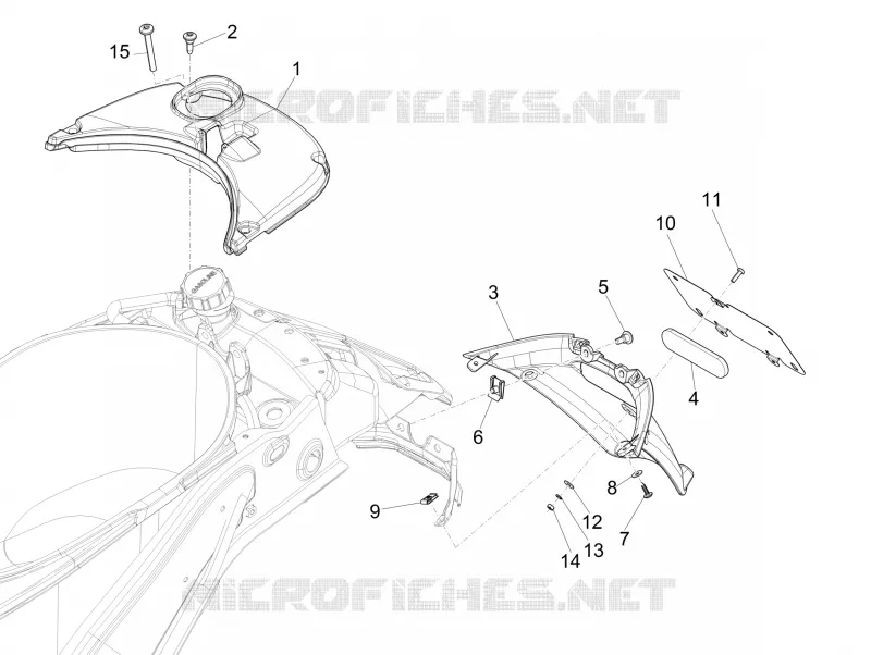 Rear cover - Splash guard