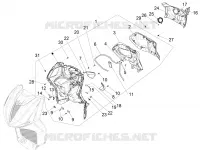 Front glove-box - Knee-guard panel