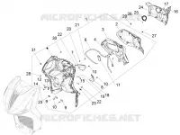 Front glove-box - Knee-guard panel
