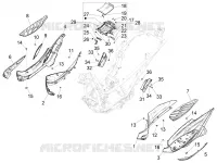 CENTRAL COVER - FOOTRESTS