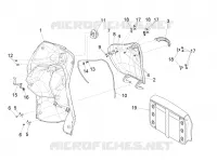 Front glove-box - Knee-guard panel