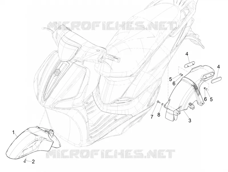 Wheel huosing - Mudguard