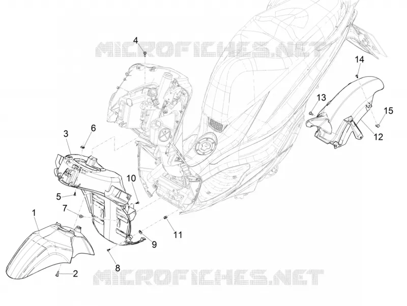 Wheel huosing - Mudguard