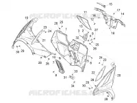 Front glove-box - Knee-guard panel