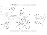 Rear cover - Splash guard