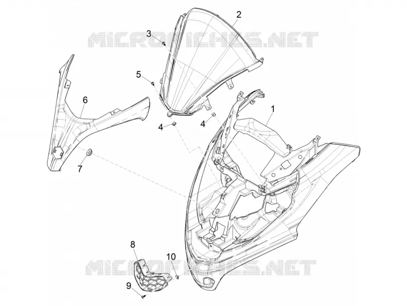 Front shield