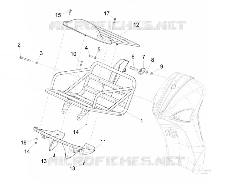 Front luggage rack