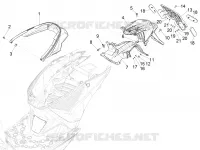 Rear cover - Splash guard