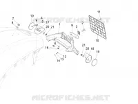 Rear cover - Splash guard