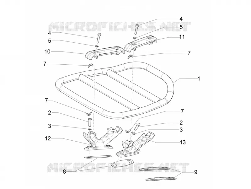 Rear luggage rack