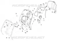 Front glove-box - Knee-guard panel