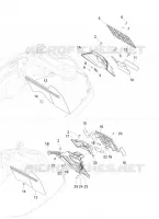 Rear cover - Splash guard