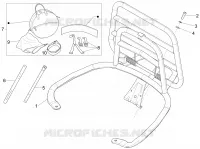 Rear luggage rack