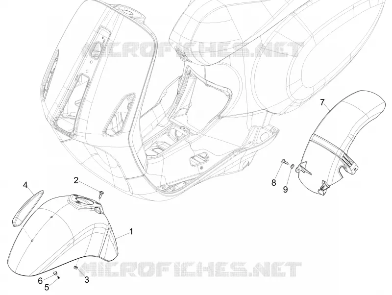 Wheel huosing - Mudguard
