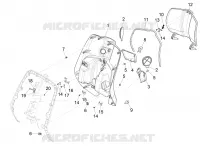 Front glove-box - Knee-guard panel