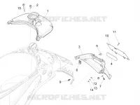 Rear cover - Splash guard