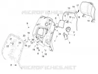 Front glove-box - Knee-guard panel