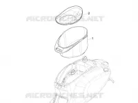 Helmet huosing - Undersaddle