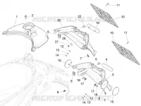 Rear cover - Splash guard