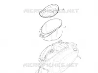 Helmet huosing - Undersaddle