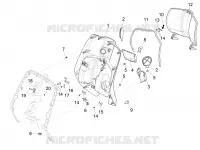 Front glove-box - Knee-guard panel