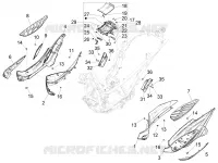CENTRAL COVER - FOOTRESTS