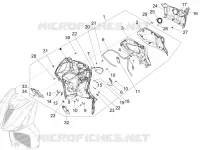 Front glove-box - Knee-guard panel