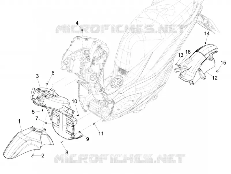 Wheel huosing - Mudguard