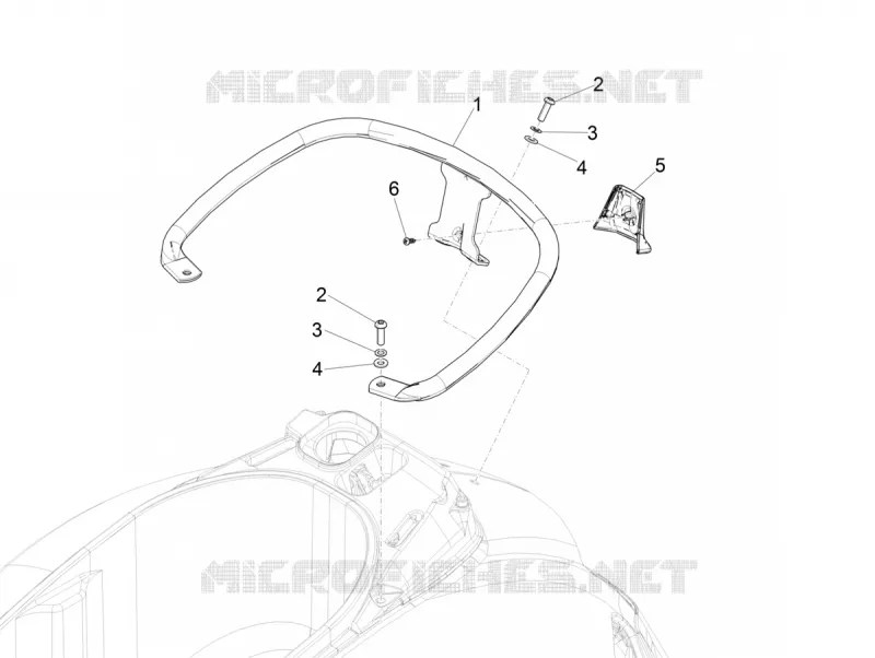 Rear luggage rack