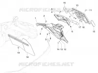 Rear cover - Splash guard