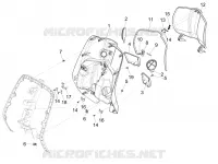 Front glove-box - Knee-guard panel