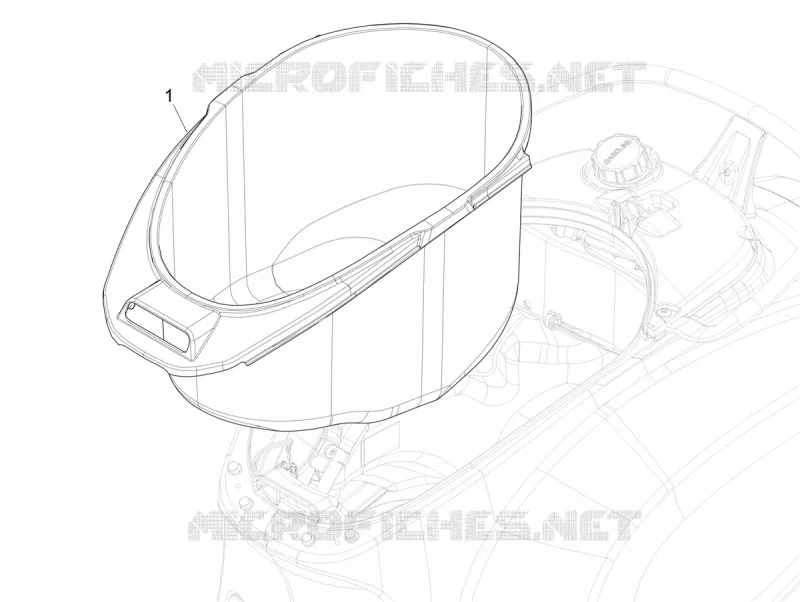 Helmet huosing - Undersaddle