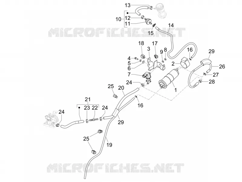 Anti-percolation system