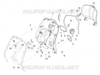 Front glove-box - Knee-guard panel