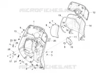 Front glove-box - Knee-guard panel