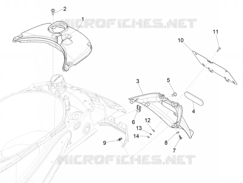 Rear cover - Splash guard