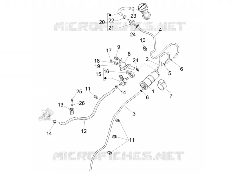 Anti-percolation system