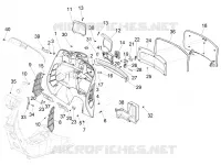 Front glove-box - Knee-guard panel