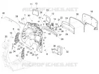 Front glove-box - Knee-guard panel