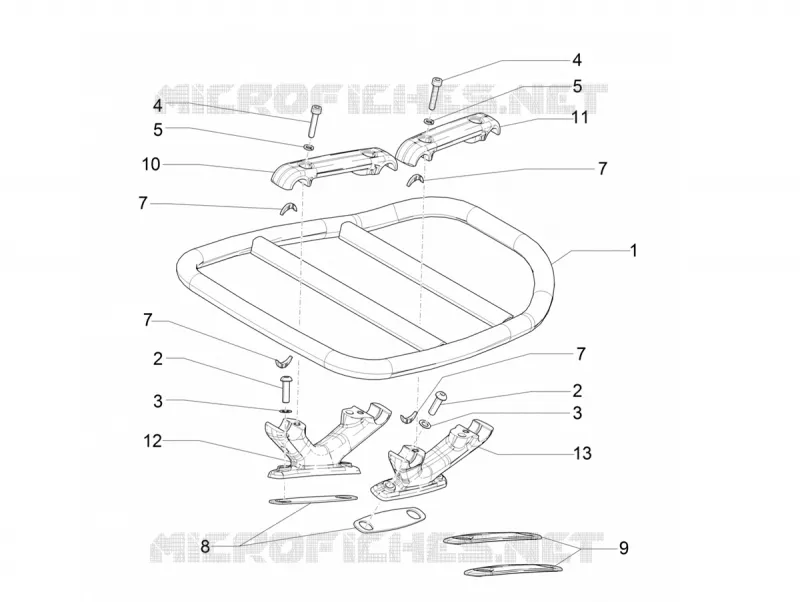 Rear luggage rack