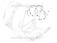 Front glove-box - Knee-guard panel
