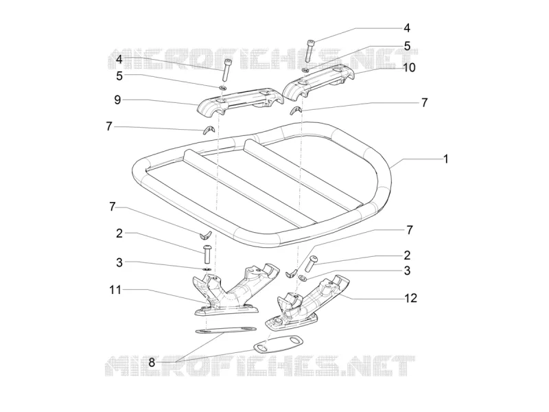 Rear luggage rack