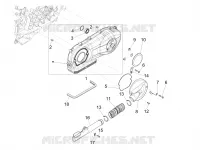 Cylinder-piston-wrist pin unit